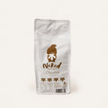 Naked syrups chocolate powder packaging on a white background